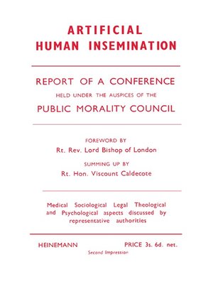 cover image of Artificial Human Insemination